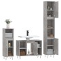 2-teiliges Badezimmermöbelset aus betongrauem Sperrholz von vidaXL, Badezimmermöbel - Ref: Foro24-3190303, Preis: 174,80 €, R...