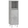 2-teiliges Badezimmermöbelset aus betongrauem Sperrholz von vidaXL, Badezimmermöbel - Ref: Foro24-3190303, Preis: 172,58 €, R...