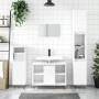3-teiliges Badezimmermöbelset aus weißem Sperrholz von vidaXL, Badezimmermöbel - Ref: Foro24-3190299, Preis: 193,77 €, Rabatt: %