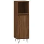 3-teiliges Badezimmermöbel-Set aus braunem Eichensperrholz von vidaXL, Badezimmermöbel - Ref: Foro24-3190306, Preis: 191,86 €...
