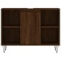 3-teiliges Badezimmermöbel-Set aus braunem Eichensperrholz von vidaXL, Badezimmermöbel - Ref: Foro24-3190306, Preis: 191,86 €...