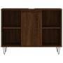 Set de muebles baño 3 pzas madera contrachapada roble marrón de vidaXL, Muebles de baño - Ref: Foro24-3190306, Precio: 197,77 €
