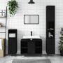 3-piece black plywood bathroom furniture set by vidaXL, Bathroom furniture - Ref: Foro24-3190300, Price: 191,70 €, Discount: %