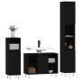 3-piece black plywood bathroom furniture set by vidaXL, Bathroom furniture - Ref: Foro24-3190300, Price: 191,70 €, Discount: %