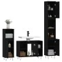 Juego de muebles de baño 3 pzas madera contrachapada negro de vidaXL, Muebles de baño - Ref: Foro24-3190300, Precio: 188,66 €...