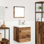 Juego de muebles de baño 2 pcs Madera vieja 41 x 38.5 x 48 cm