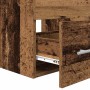 Juego de muebles de baño 2 pcs Madera vieja 41 x 38.5 x 48 cm