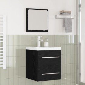 Juego de muebles de baño 2 pcs Roble artisan 41 x 38.5 x 48 cm
