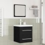 Juego de muebles de baño con cajón 2 pcs Roble artesanal en Muebles de baño | Comprar online en Foro24