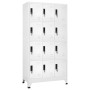 Weißer Stahlspind 90x45x180 cm von vidaXL, Schließfächer und Lagerschränke - Ref: Foro24-339812, Preis: 347,00 €, Rabatt: %