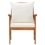 Garden chairs with cushions 2 units solid acacia wood by vidaXL, Garden chairs - Ref: Foro24-310267, Price: 229,72 €, Discoun...