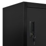 Schwarzer Stahlspind 90x45x180 cm von vidaXL, Schließfächer und Lagerschränke - Ref: Foro24-339814, Preis: 320,87 €, Rabatt: %