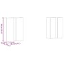 Conjunto de Muebles para Televisión 4 pcs Madera vieja