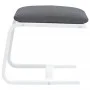 Reposapiés de tela gris oscuro 51x41x40 cm de vidaXL, Otomanas - Ref: Foro24-351065, Precio: 49,10 €, Descuento: %
