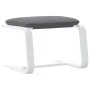 Reposapiés de tela gris oscuro 51x41x40 cm de vidaXL, Otomanas - Ref: Foro24-351065, Precio: 49,10 €, Descuento: %