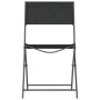 3-teiliges Garten-Ess-Set aus schwarzem Stahl von vidaXL, Gartensets - Ref: Foro24-3203727, Preis: 102,98 €, Rabatt: %