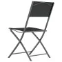 Juego de comedor para jardín 3 piezas acero negro de vidaXL, Conjuntos de jardín - Ref: Foro24-3203727, Precio: 99,80 €, Desc...