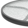 Juego de comedor para jardín 3 piezas acero negro de vidaXL, Conjuntos de jardín - Ref: Foro24-3203727, Precio: 102,98 €
