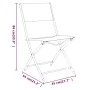 Juego de comedor para jardín 3 piezas acero negro de vidaXL, Conjuntos de jardín - Ref: Foro24-3203727, Precio: 99,80 €, Desc...