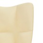 Schaukelstuhl mit cremefarbener Samtfußstütze von vidaXL, Schaukelstühle - Ref: Foro24-328159, Preis: 242,08 €, Rabatt: %
