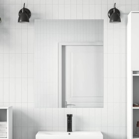 Lámina de espejo 2 pcs Plateado PET