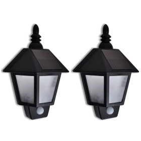Solar wall lamp with motion sensor 2 units by vidaXL, Outdoor lighting - Ref: Foro24-270518, Price: 33,03 €, Discount: %