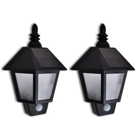 Solar wall lamp with motion sensor 2 units by vidaXL, Outdoor lighting - Ref: Foro24-270518, Price: 33,03 €, Discount: %