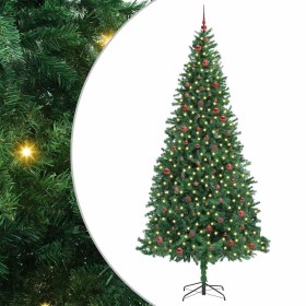 Árbol de Navidad artificial Verde 300 cm PVC y Metal y Plástico