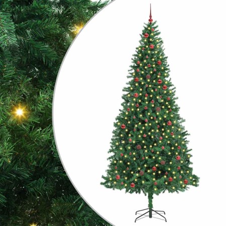 Árbol de Navidad artificial Verde 300 cm PVC y Metal y Plástico
