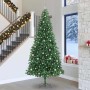 Árbol de Navidad artificial Verde 300 cm PVC y Metal y Plástico