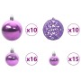 Árbol de Navidad con luces de cuerda decorativa 300 cm PVC