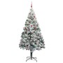 Árbol de Navidad con luces de cuerda decorativa 300 cm PVC