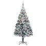 Árbol de Navidad con luces de cuerda decorativa 300 cm PVC