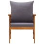 Garden chairs with cushions 2 units solid acacia wood by vidaXL, Garden chairs - Ref: Foro24-310268, Price: 196,89 €, Discoun...