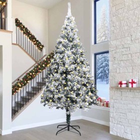 Árbol de Navidad artificial pre-iluminado Verde 400 cm PVC