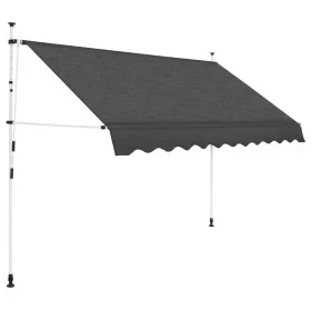 Manually operated retractable awning anthracite 300 cm by vidaXL, Awnings - Ref: Foro24-143690, Price: 77,56 €, Discount: %