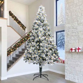 Árbol de Navidad artificial preiluminado con juego de bolas