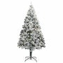 Árbol de Navidad artificial preiluminado con juego de bolas