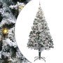Árbol de Navidad Artificial Preiluminado con Juego de Bolas