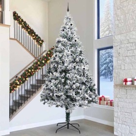 Árbol de Navidad Artificial Pre-iluminado con Set de Bolas