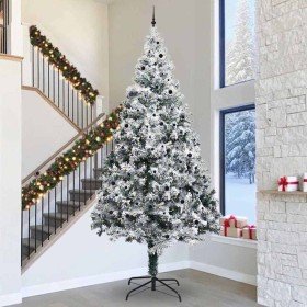 Árbol de Navidad Artificial Pre-iluminado con Set de Bolas