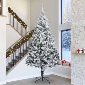 Árbol de Navidad Artificial Pre-iluminado con Conjunto de Bolas