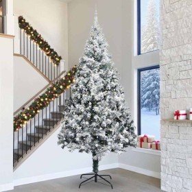 Árbol de Navidad Artificial Pre-iluminado con Conjunto de Bolas