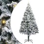 Árbol de Navidad Artificial Preiluminado con Juego de Bolas