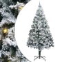 Árbol de Navidad artificial iluminado con set de bolas Verde