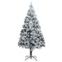 Árbol de Navidad artificial iluminado con set de bolas Verde