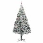 Arbolito de Navidad artificial preiluminado con juego de bolas