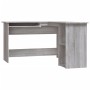 Eckschreibtisch aus grauem Sperrholz, 120 x 140 x 75 cm von vidaXL, Schreibtische - Ref: Foro24-815385, Preis: 105,81 €, Raba...