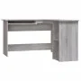 Eckschreibtisch aus grauem Sperrholz, 120 x 140 x 75 cm von vidaXL, Schreibtische - Ref: Foro24-815385, Preis: 104,82 €, Raba...
