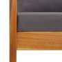 Garden chairs with cushions 2 units solid acacia wood by vidaXL, Garden chairs - Ref: Foro24-310268, Price: 196,89 €, Discoun...
